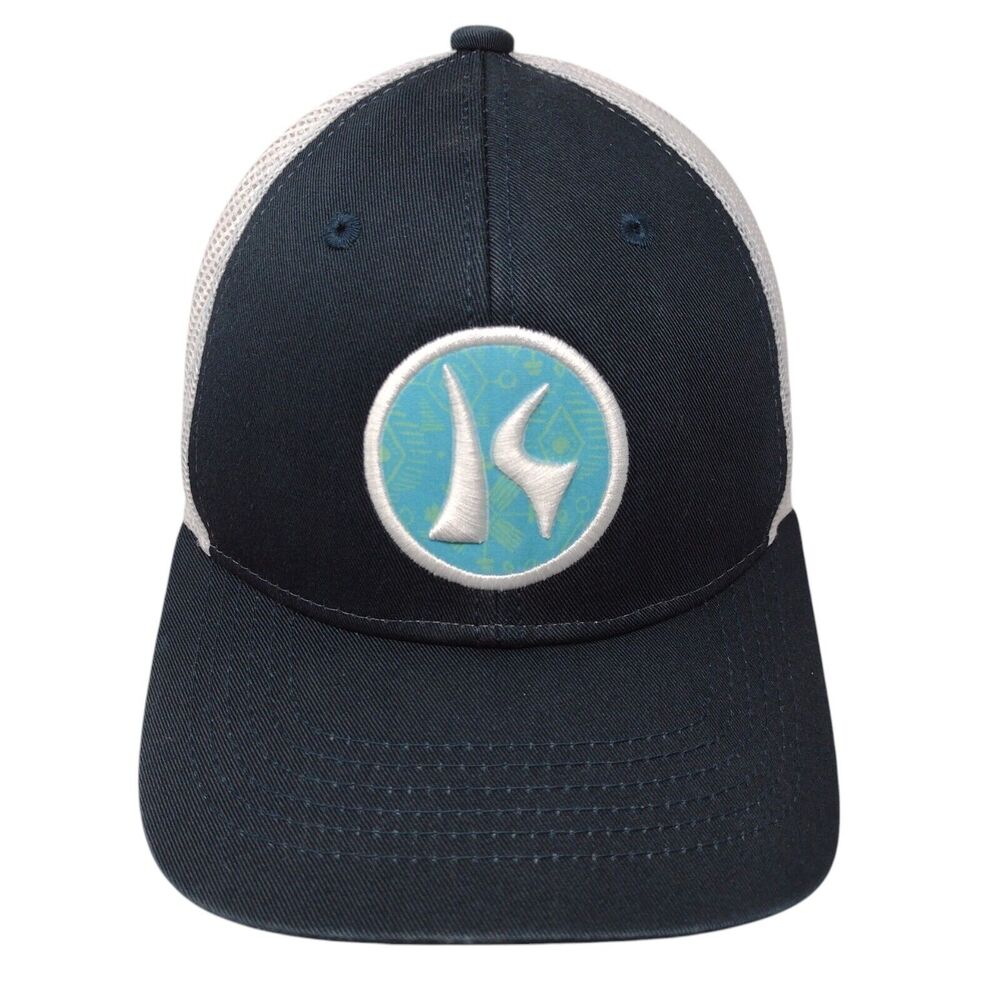 Killik Ladies Snapback Trucker Hat Blue OSFM Adjustable Embroidered Mesh Back
